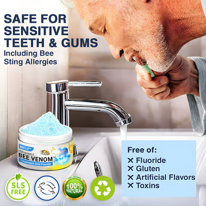 BBOJI™ Bee Venom Gum Repair Powder 🐝 (ADA Approved) 🎁 Flash Sale – Restore Teeth & Gums Now!