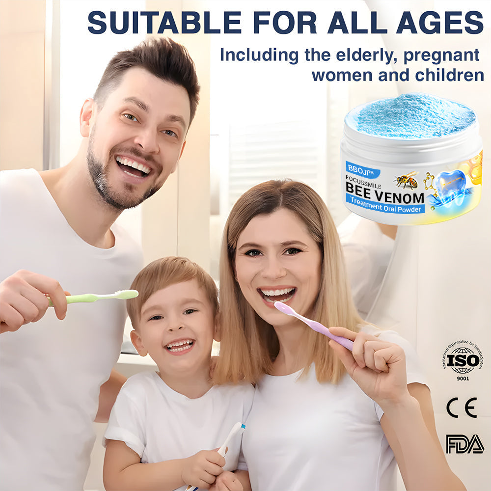 BBOJI™ Bee Venom Gum Repair Powder 🐝 (ADA Approved) 🎁 Flash Sale – Restore Teeth & Gums Now!