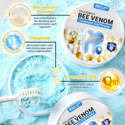 BBOJI™ Bee Venom Gum Repair Powder 🐝 (ADA Approved) 🎁 Flash Sale – Restore Teeth & Gums Now!