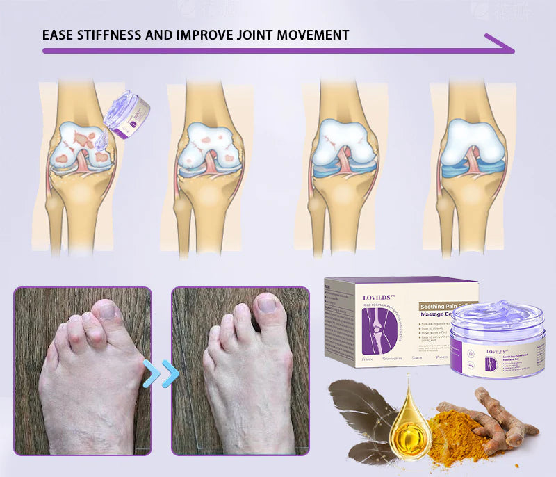 ✅ Official store: LOVILDS™ Turmeric & Emu Oil Arthritis Soothing Pain Relief Massage Gel(👨‍⚕️AAD Recommended)